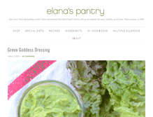 Tablet Screenshot of elanaspantry.com